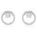 Swarovski Constella Stud Earrings - White/Rhodium - Swarovski
