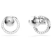 Swarovski Constella Stud Earrings - White/Rhodium - Swarovski