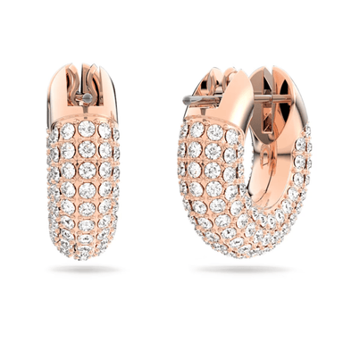 Swarovski Dextera Crystal Hoop Earrings - Rose Gold - Swarovski