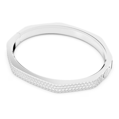 Swarovski Dextera Octagon Bengle - Silver - Large - Swarovski