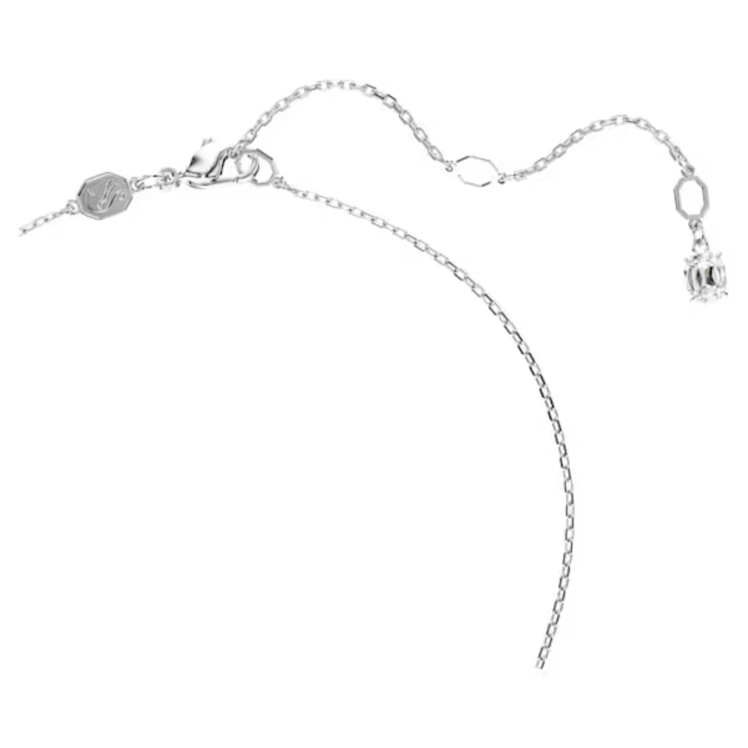 Swarovski Idyllia Snowflake Earrings and Necklace Set - White/Rhodium - Swarovski