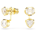 Swarovski Imber Jacket Earrings - White/Gold - Swarovski