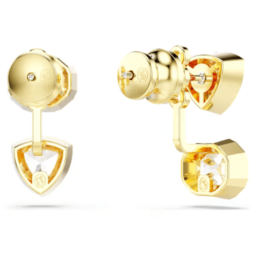 Swarovski Imber Jacket Earrings - White/Gold - Swarovski