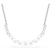 Swarovski Matrix Gradient Necklace - White/Rhodium - Swarovski