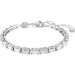 Swarovski Matrix Tennis Bracelet - Baguette Cut - White/Rhodium - Swarovski