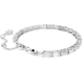 Swarovski Matrix Tennis Bracelet - Baguette Cut - White/Rhodium - Swarovski