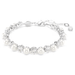 Swarovski Matrix Tennis Bracelet - Pearl/Crystal/Rhodium - Swarovski