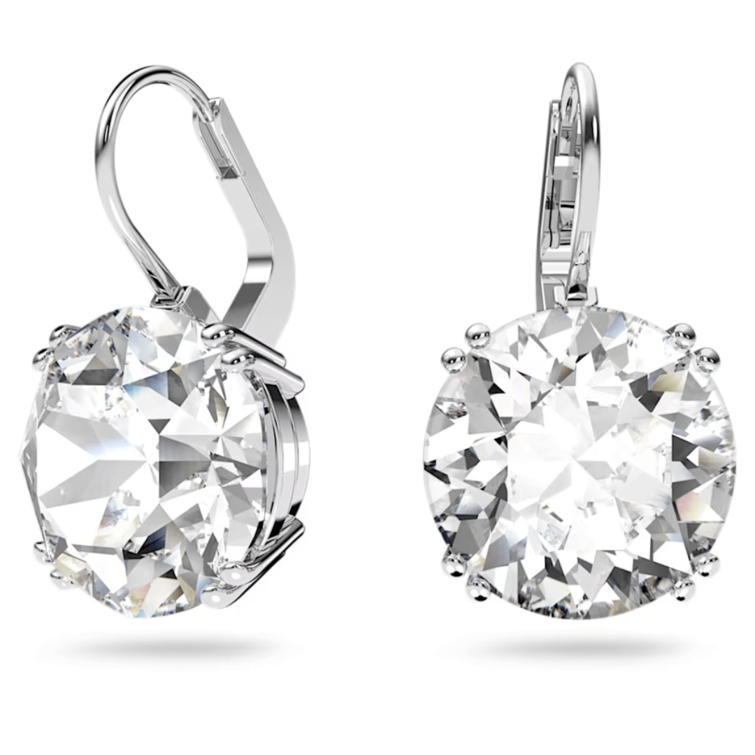 Swarovski Millenia Round Drop Earrings - Silver - Swarovski