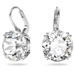 Swarovski Millenia Round Drop Earrings - Silver - Swarovski