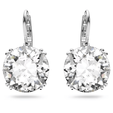 Swarovski Millenia Round Drop Earrings - Silver - Swarovski