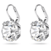 Swarovski Millenia Round Drop Earrings - Silver - Swarovski