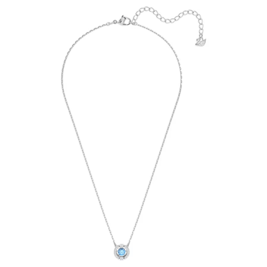 Swarovski Sparkling Dance Necklace - Silver/Blue - Swarovski
