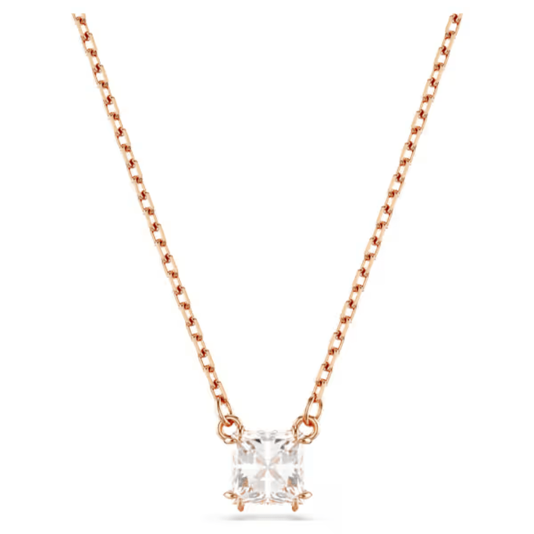 Swarovski Stilla Attract Pendant - White/Rose Gold - Swarovski