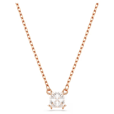 Swarovski Stilla Attract Pendant - White/Rose Gold - Swarovski