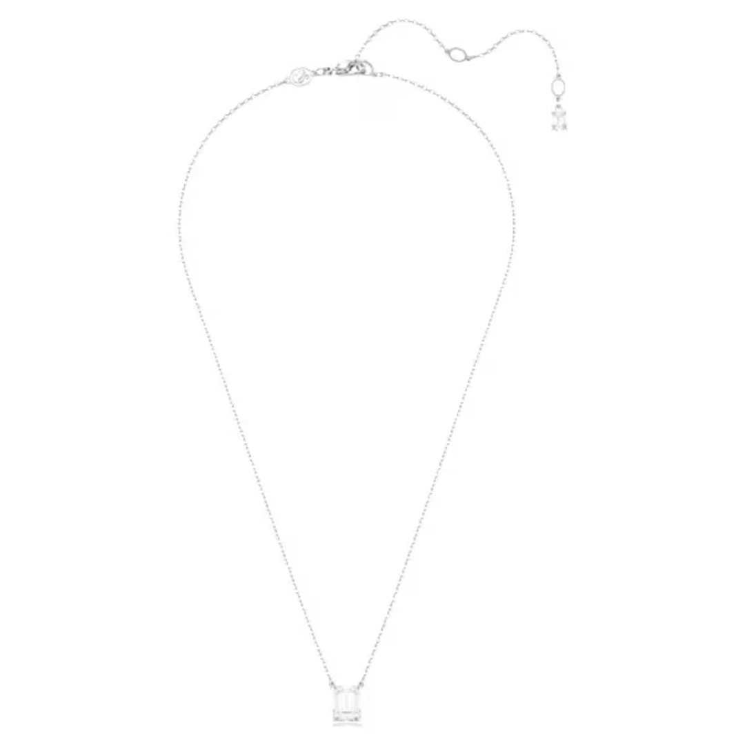 Swarovski Stilla Pendant - White/Rhodium - Swarovski