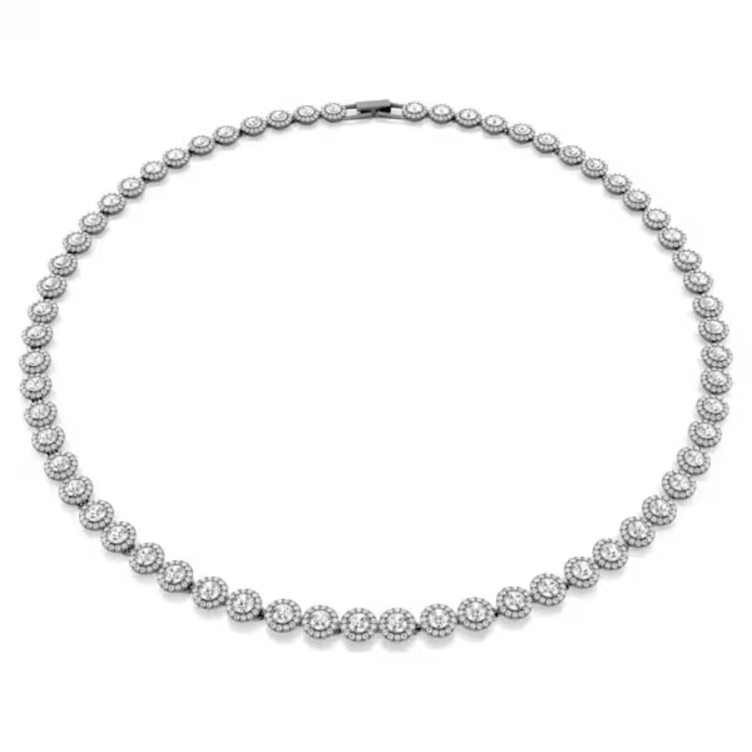 Swarovski Una Angelic Necklace - White/Rhodium - Swarovski