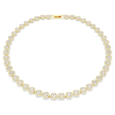 Swarovski Una Angelic Tennis Necklace - White/Gold - Swarovski
