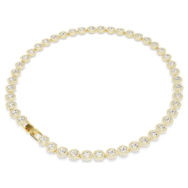 Swarovski Una Angelic Tennis Necklace - White/Gold - Swarovski