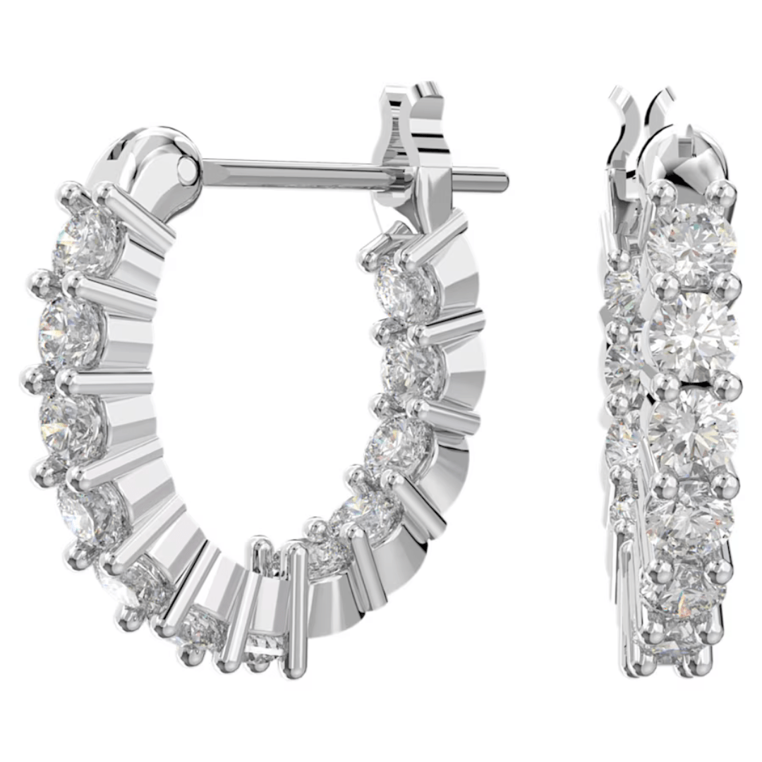 Swarovski Vittore Hoop Earrings - Silver - Swarovski