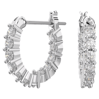 Swarovski Vittore Hoop Earrings - Silver - Swarovski