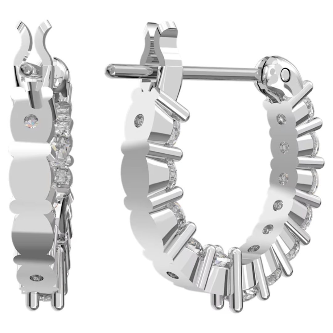 Swarovski Vittore Hoop Earrings - Silver - Swarovski
