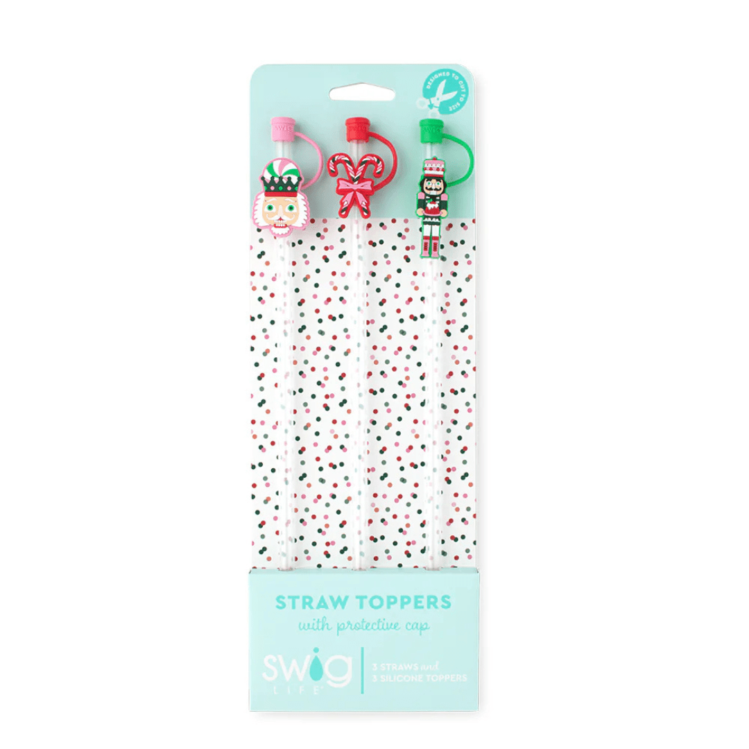 Swig Christmas Straw Topper Set - Swig