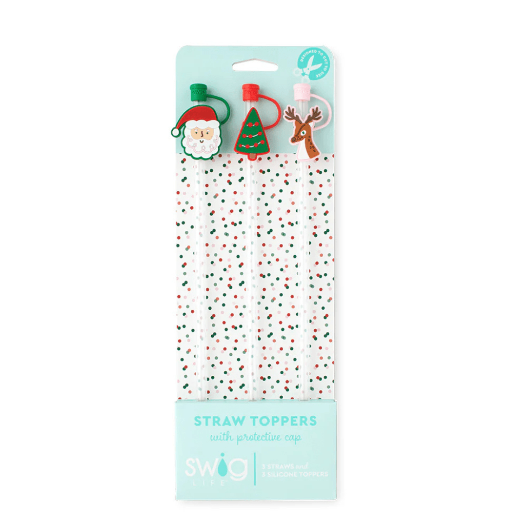 Swig Christmas Straw Topper Set - Swig