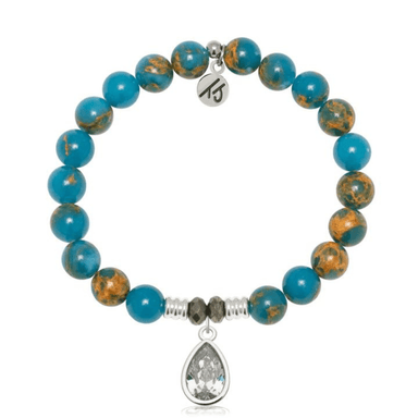 T. Jazelle Inner Beauty Charm Bracelet - Ocean Jasper - T. Jazelle