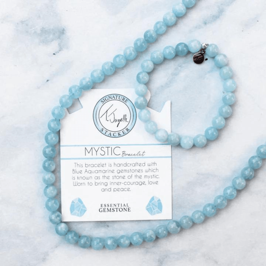 T. Jazelle Mystic Bead Bracelet - Blue Aquamarine - T. Jazelle
