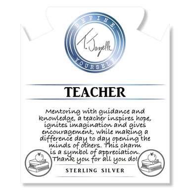T. Jazelle Teacher Charm Bracelet - Super 7 - T. Jazelle