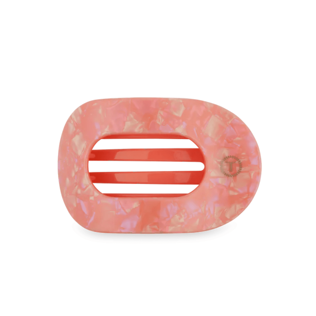 Teleties Flat Round Hair Clip - Dreamsicle - Teleties