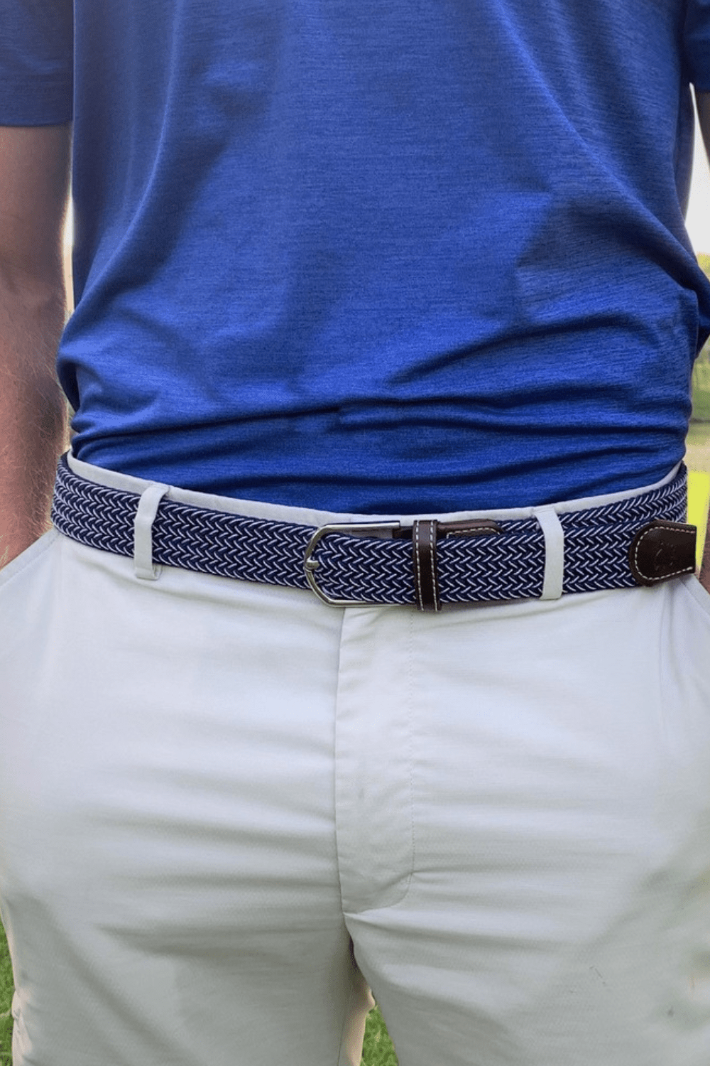 The Ponte Vedra Woven Stretch Belt - Roostas