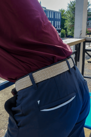 The Sanibel Woven Stretch Belt - Roostas