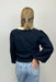 THML Balloon Sleeve Knit Cardigan - Navy - THML Clothing