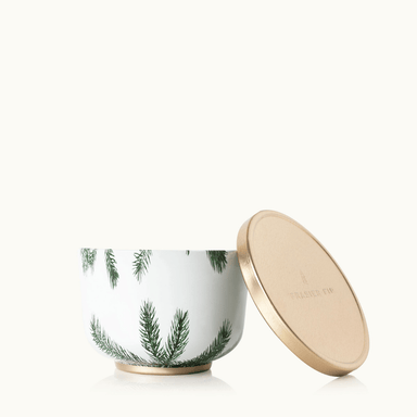 Thymes Frasier Fir Candle Tin with Gold Lid - Thymes