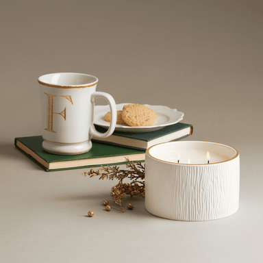 Thymes Frasier Fir Ceramic 3 - Wick Candle - Thymes