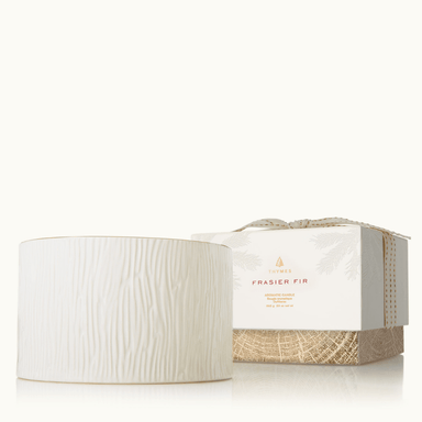Thymes Frasier Fir Ceramic 3 - Wick Candle - Thymes