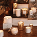Thymes Gold Poured Candle - Frasier Fir - Thymes