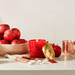 Thymes Harvest Red Poured Candle - Simmered Cider - Thymes