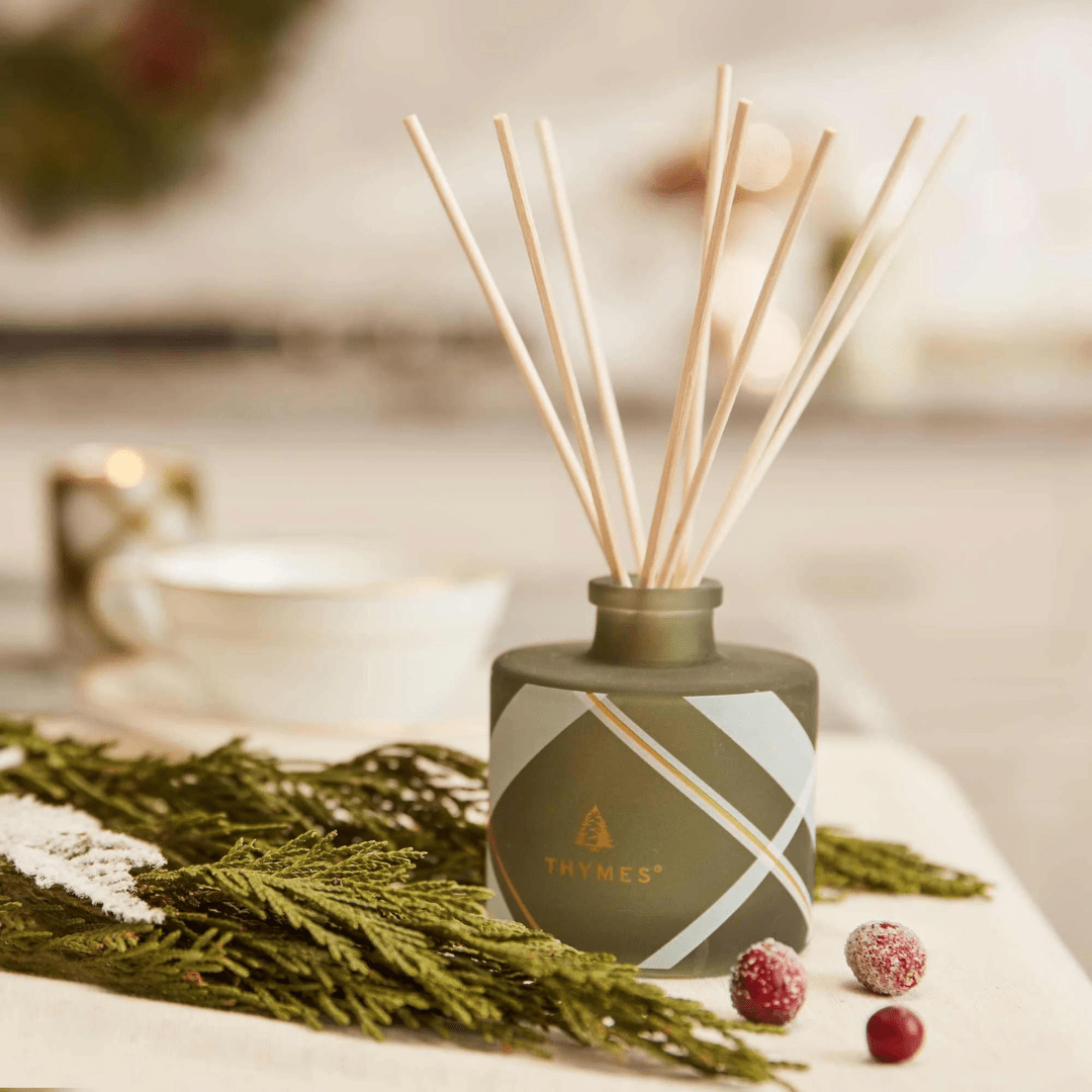 Thymes Petite Reed Diffuser - Plaid - Thymes