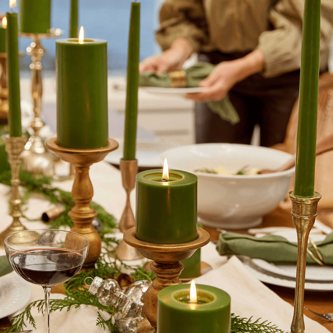 Thymes Small Frasier Fir Pillar Candle - Thymes