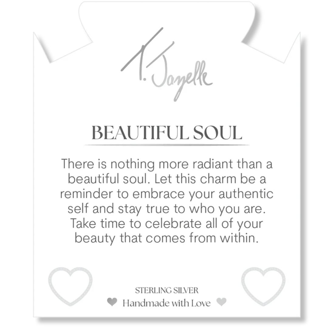 T.Jazelle Beautiful Soul Charm Bracelet - Faceted Moonstone - T. Jazelle