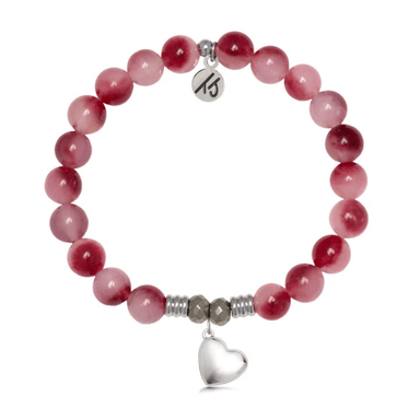 T.Jazelle Love The Life You Live Charm Bracelet - Cherry Jade - T. Jazelle