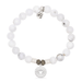 T.Jazelle Prayers of Angels Charm Bracelet - White Chalcedony - T. Jazelle