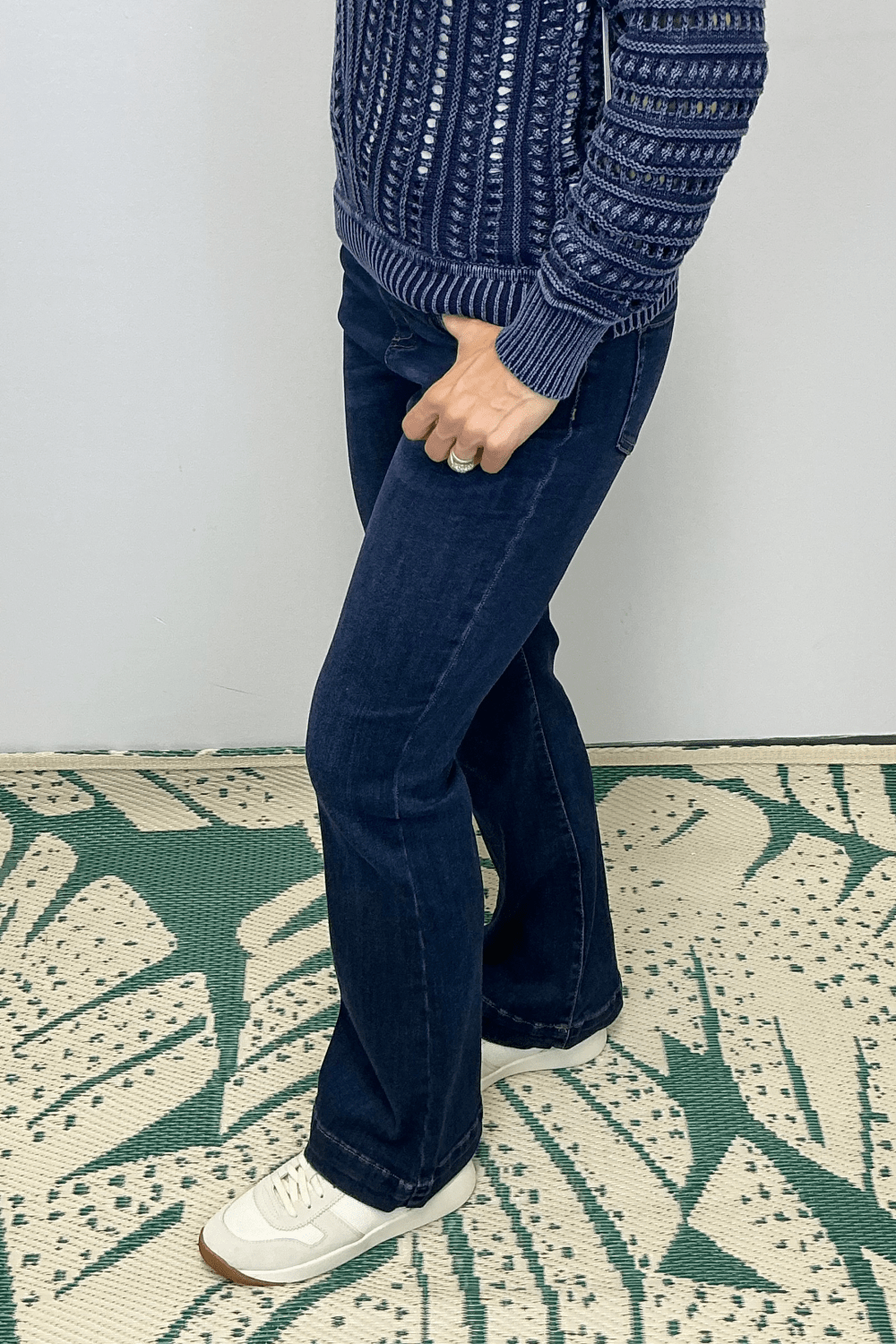 Tribal Audrey Pull On Flare Jeans - Tribal Sportswear