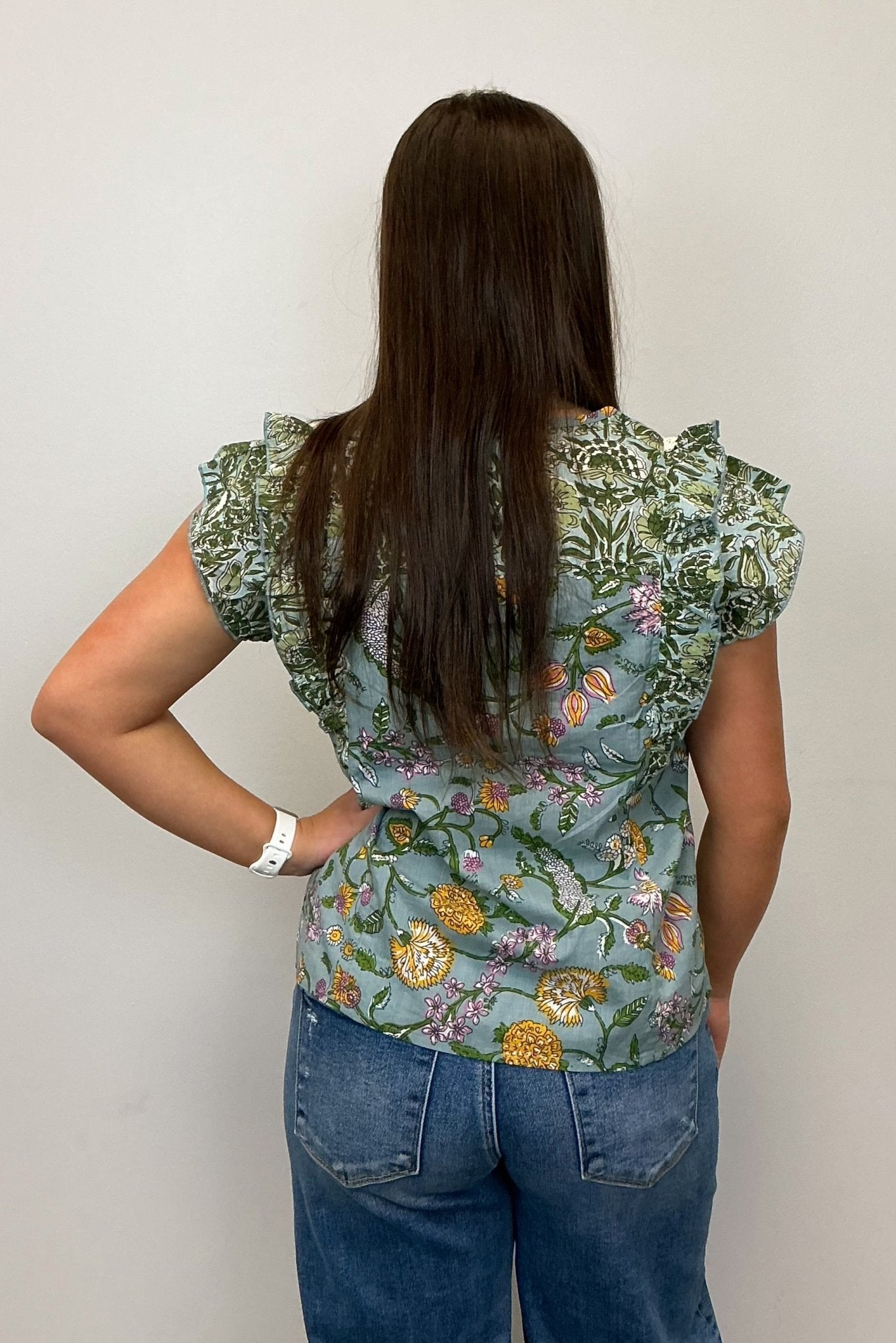 Tribal Poplin Novelty Blouse - Rainforest - Tribal Sportswear