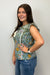 Tribal Poplin Novelty Blouse - Rainforest - Tribal Sportswear