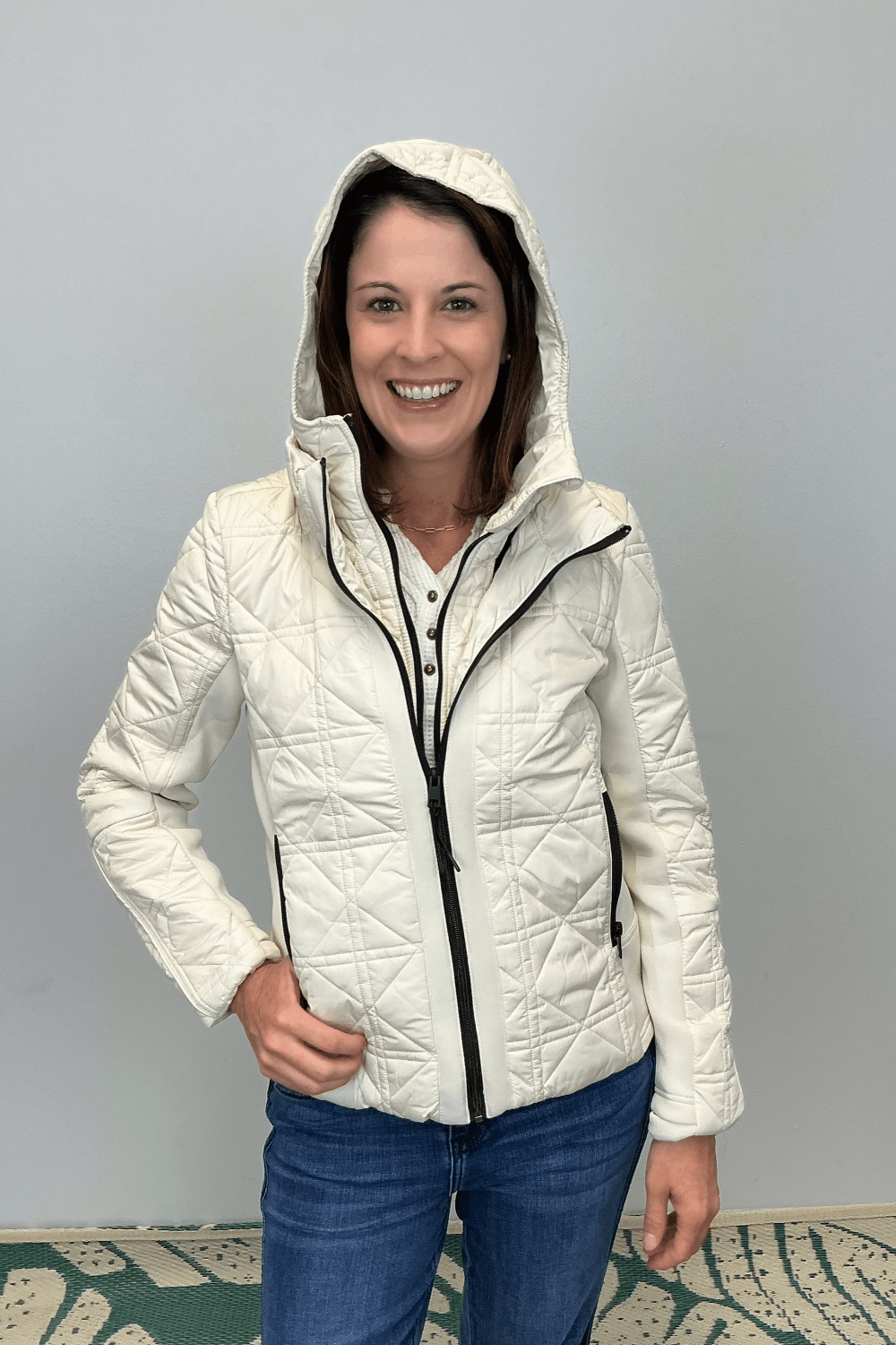 Tribal Puffer with Removable Hood - Moonstone - Tribal Sportswear