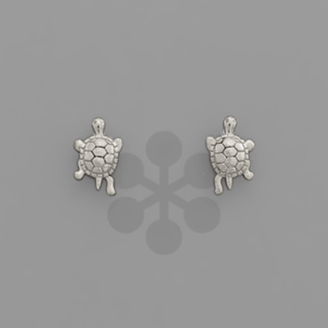Turtle Studs - Golden Stella