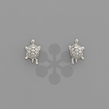 Turtle Studs - Golden Stella